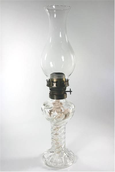 Glass Oil Lamp Invention